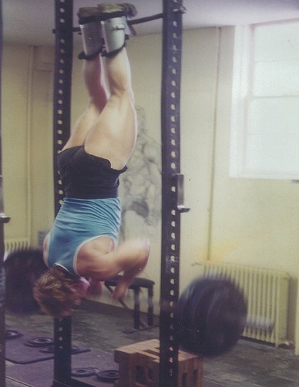 Olympic Gym Vancouver 1977 - 1979 Upside Down Lat Pulls