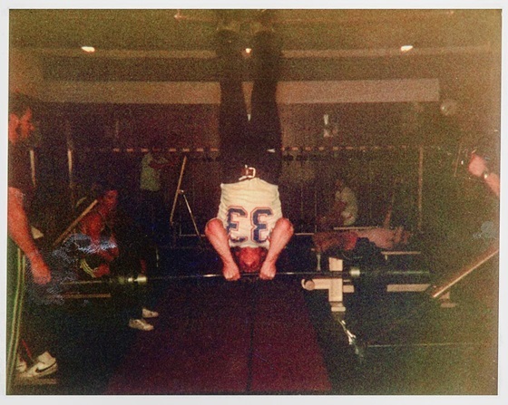 Spartagus Athletic Gym Vancouver During The 1980s Upside Down Lat Pulls